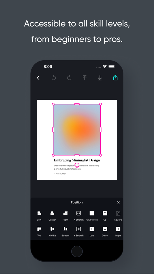 #10. Recty: Social Post Design (iOS) 由: The Visualization