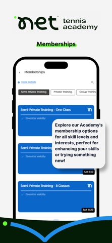 Net Tennis Academy iPhone screenshot