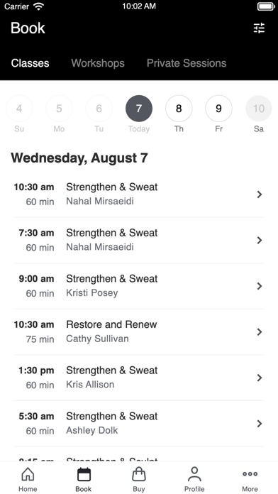SALT Yoga Screenshot