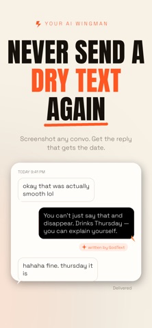 Godtext AI iPhone screenshot