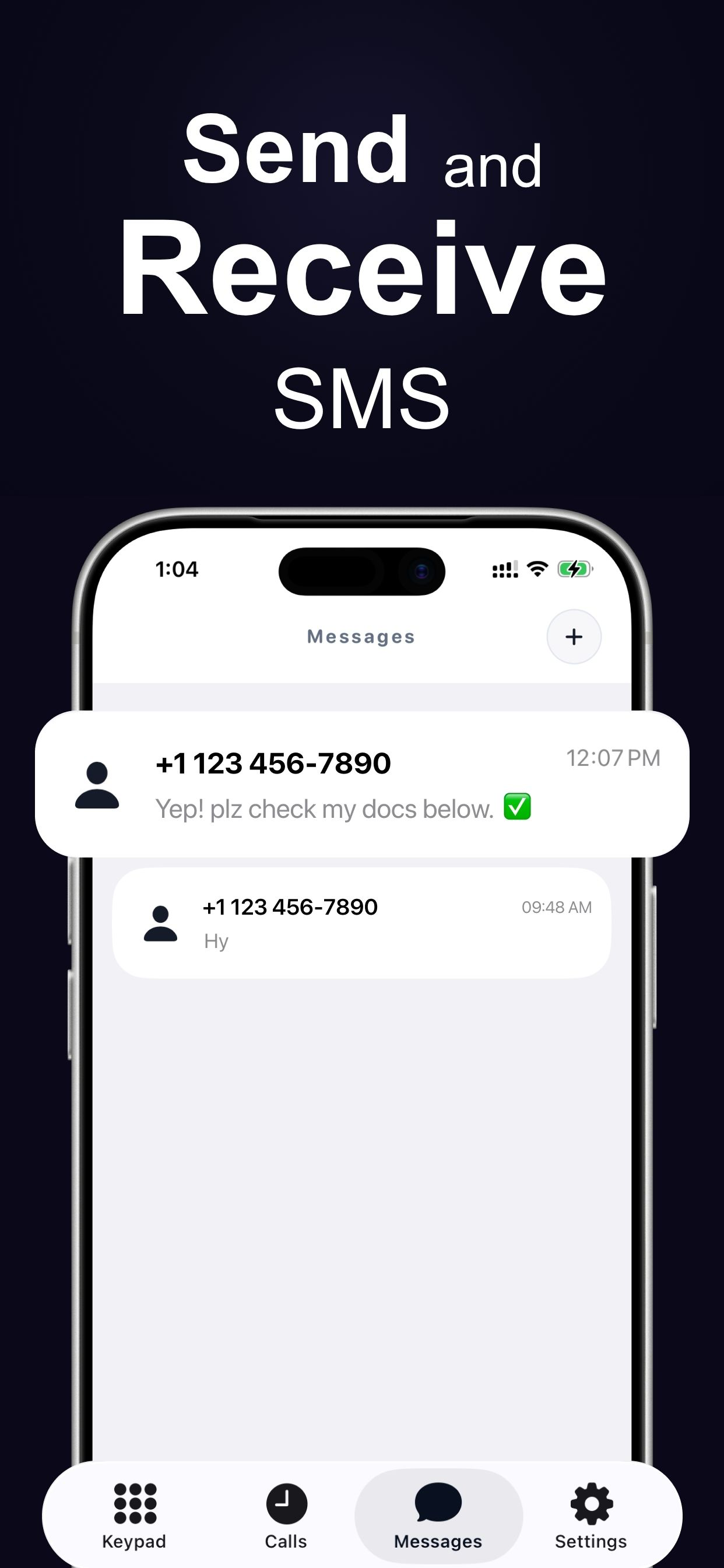 Second Phone Number: US screenshot 4