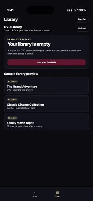 DVD Valet screenshot 1