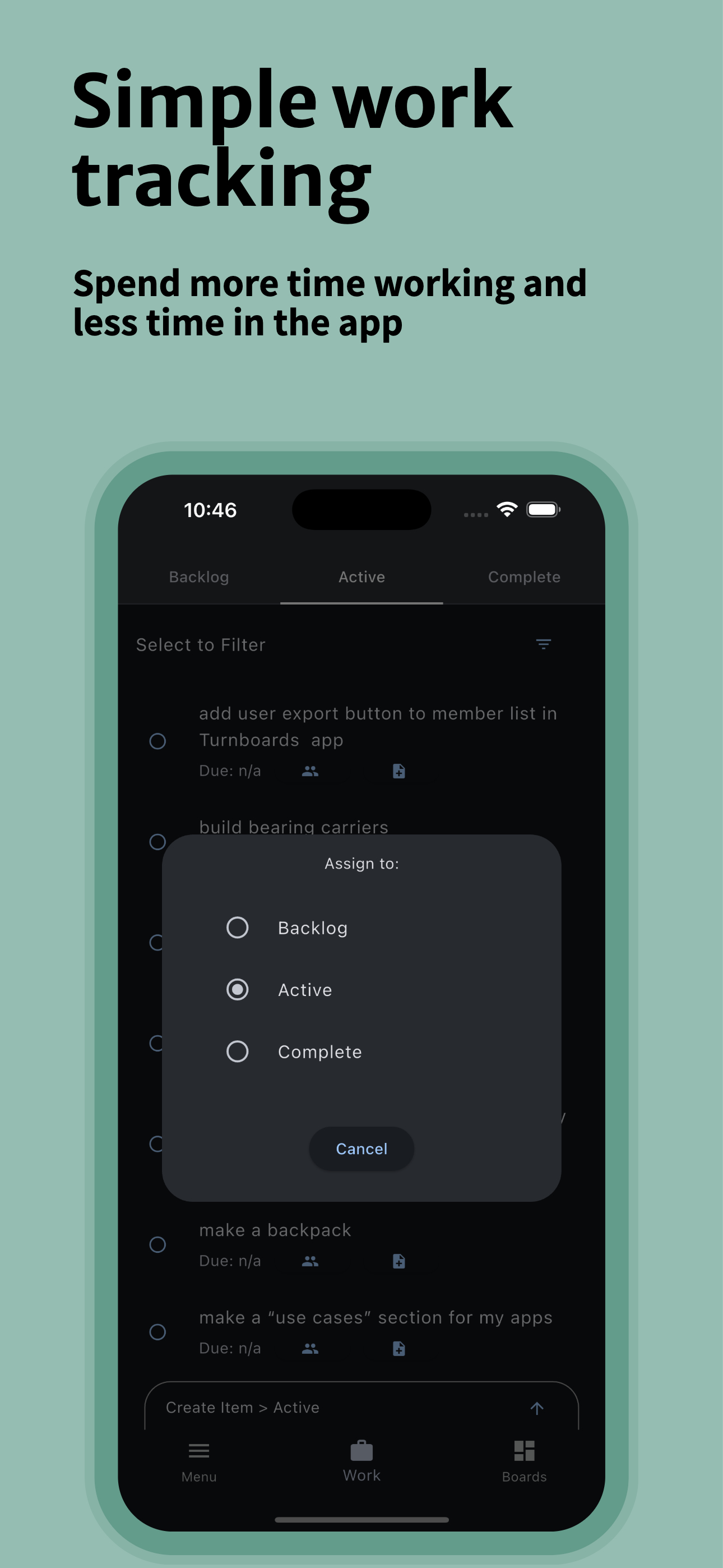 Turnboards: Team Tasks screenshot 3