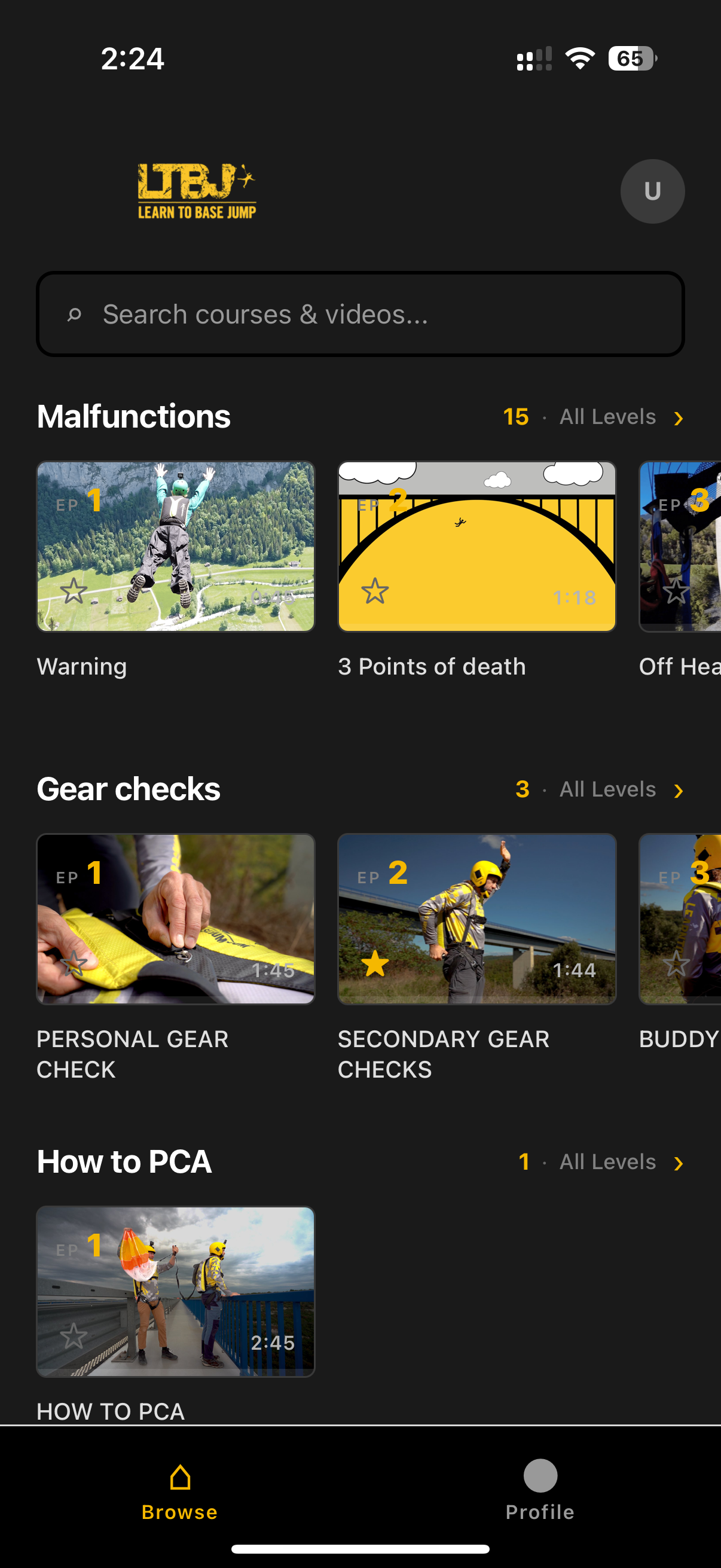 Learn To BASE Jump