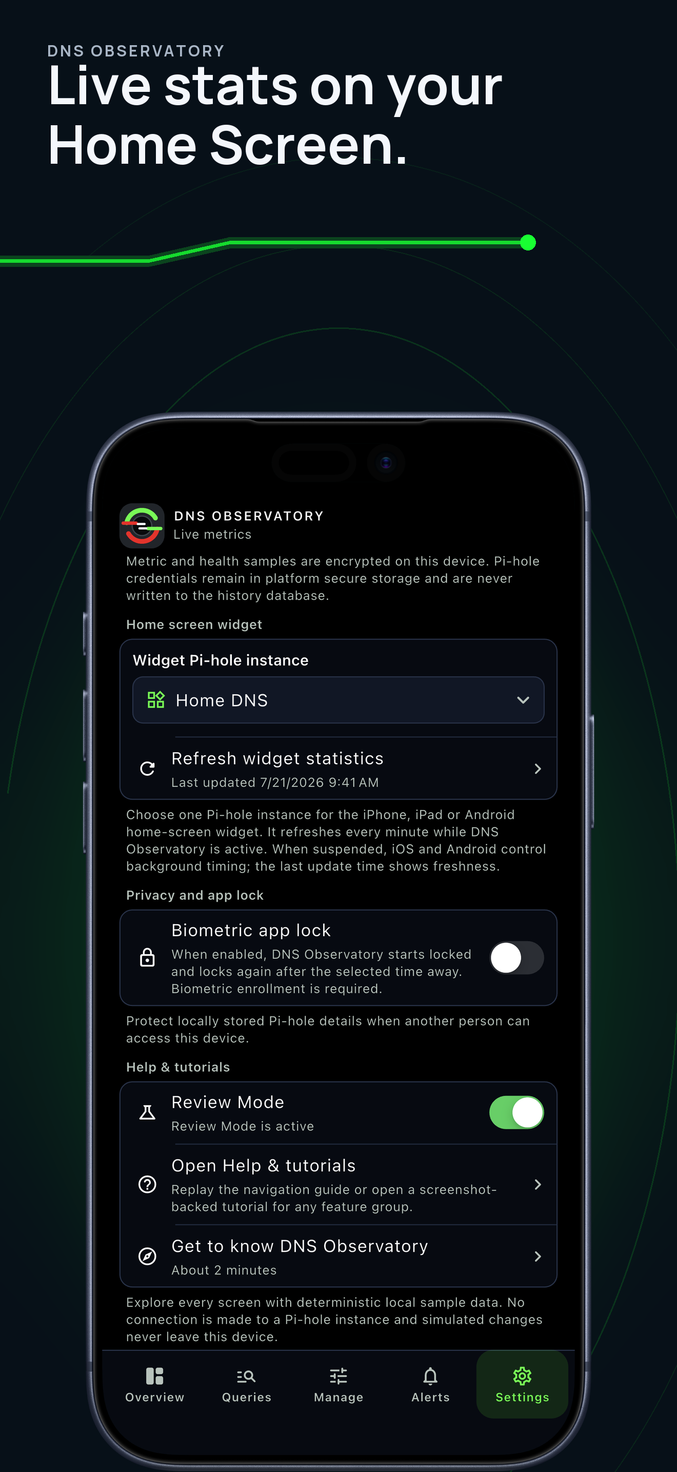 DNS Observatory: Monitor screenshot 8