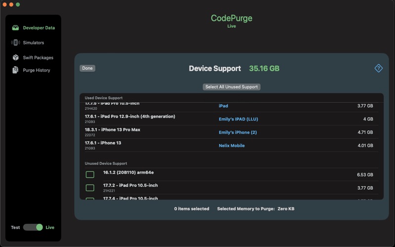 CodePurge screenshot