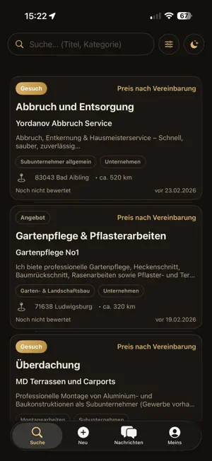 SubWerk - Gewerbe Marktplatz screenshot 1
