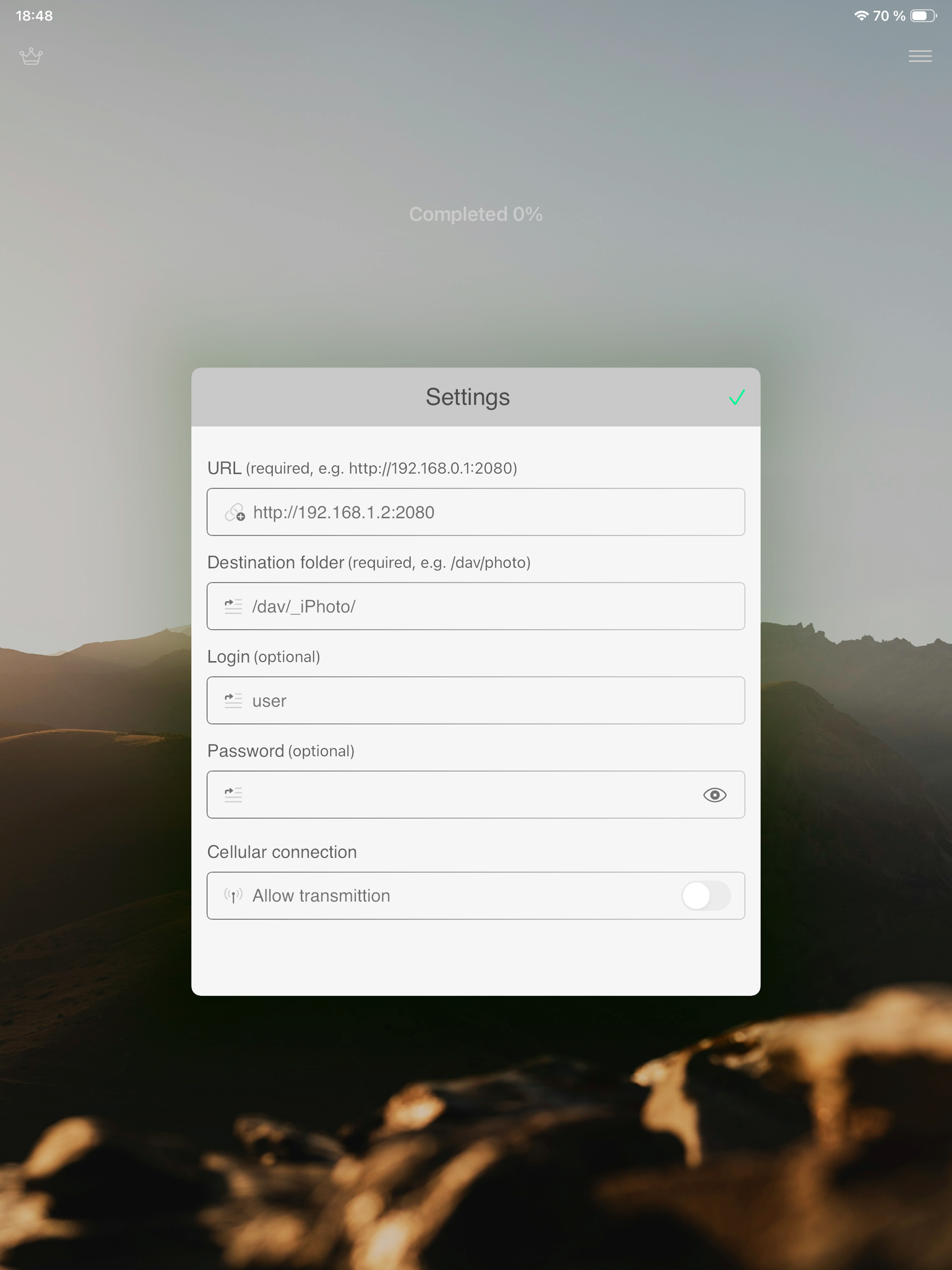 iPhotoSync Backup Service screenshot 7
