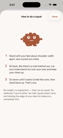 Humble Squats: Movement Break screenshot 4