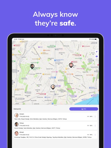 Family Tracker - Live Sharing iPad screenshot