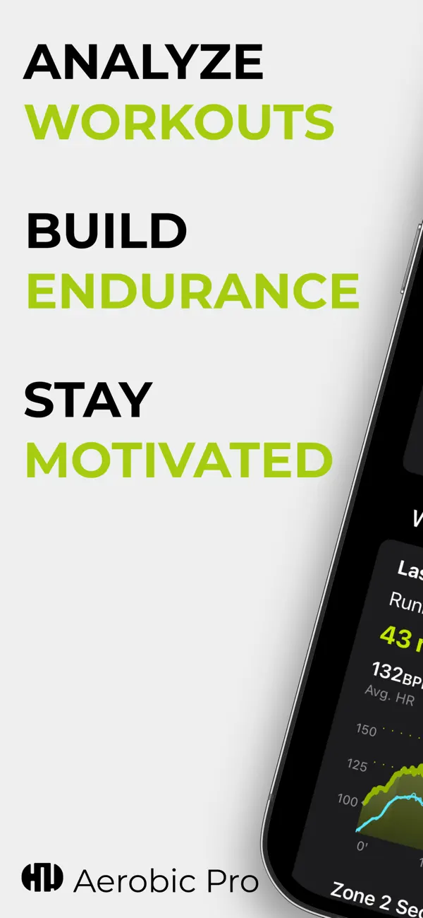 Screenshot #1 pour Aerobic Pro - HR Zone Training