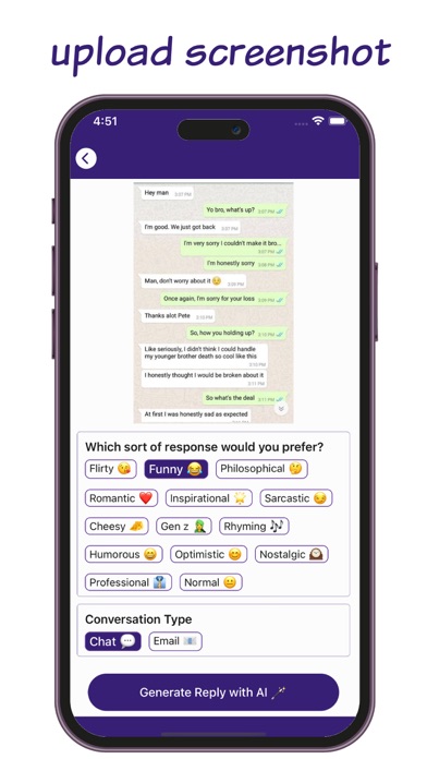 Reply AI - Your Chat Assistant Screenshot