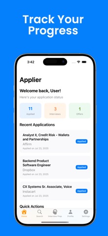 Applier - AI Job Assistant iPhone screenshot