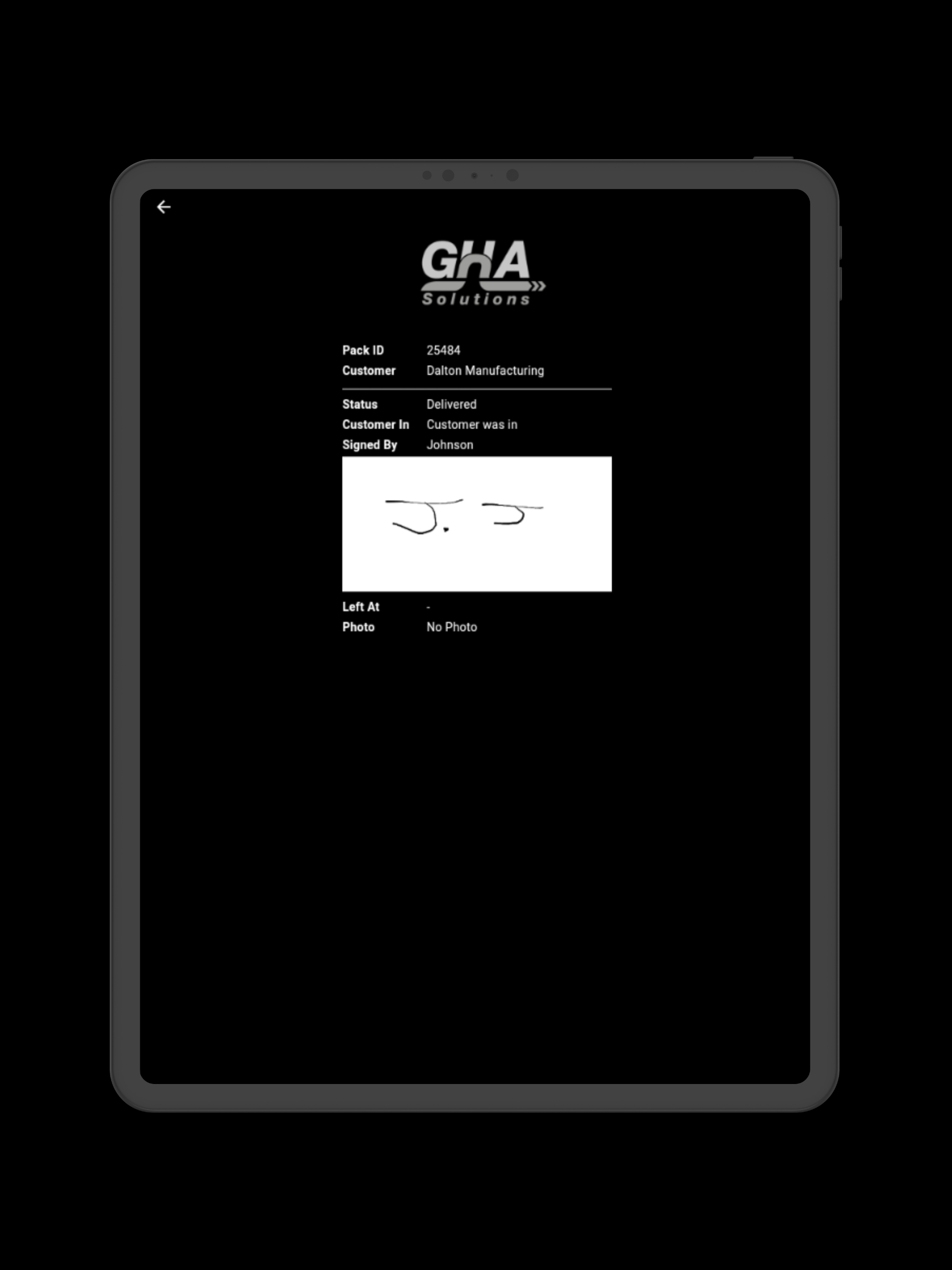 GHA Proof of Delivery screenshot 8