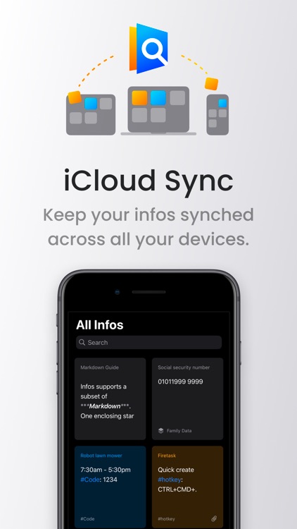 Infoplane: Short Notes Manager screenshot-3