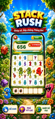 Stack Rush: Ghép Số Vui Nhộn screenshot