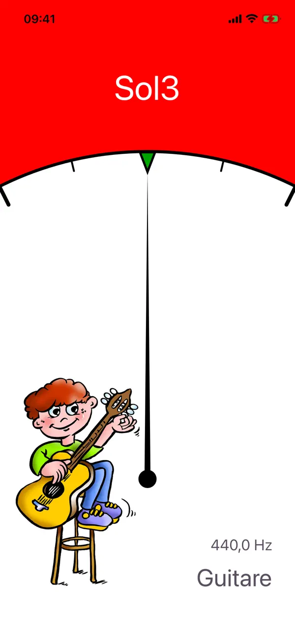 Screenshot #1 pour Guitar Colour Tuner
