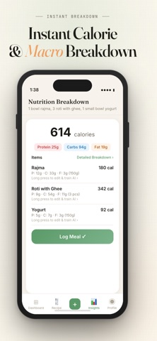 InsightBite:AI Calorie Tracker screenshot