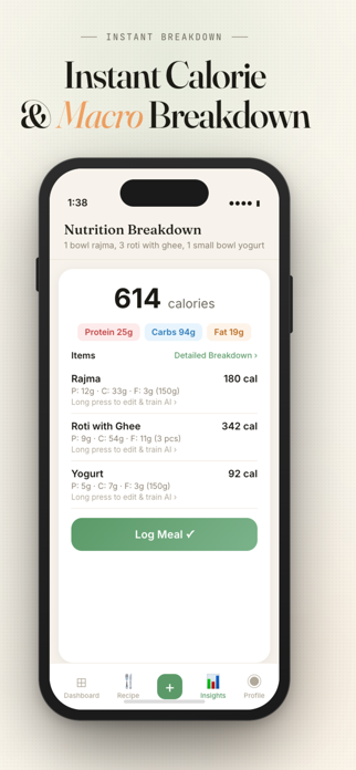 InsightBite:AI Calorie Tracker Screenshot 2 of 7