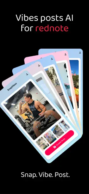 SnapVibes-Turn photo into post screenshot 1