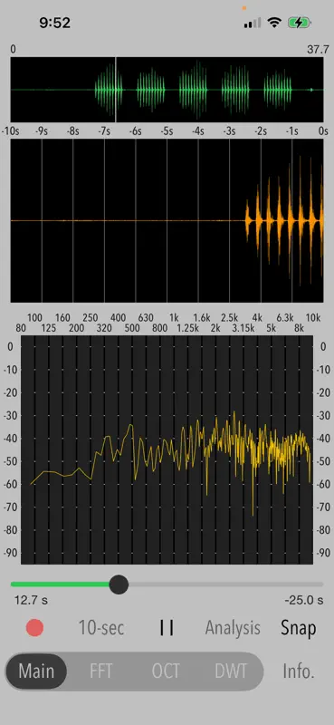 Wavelet Voice Sonogram screenshot 10 of 10