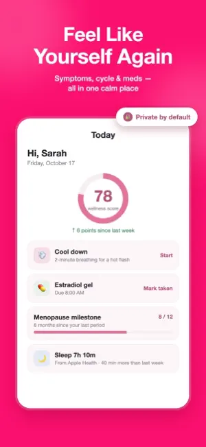 Menorai: Menopause Tracker screenshot 4