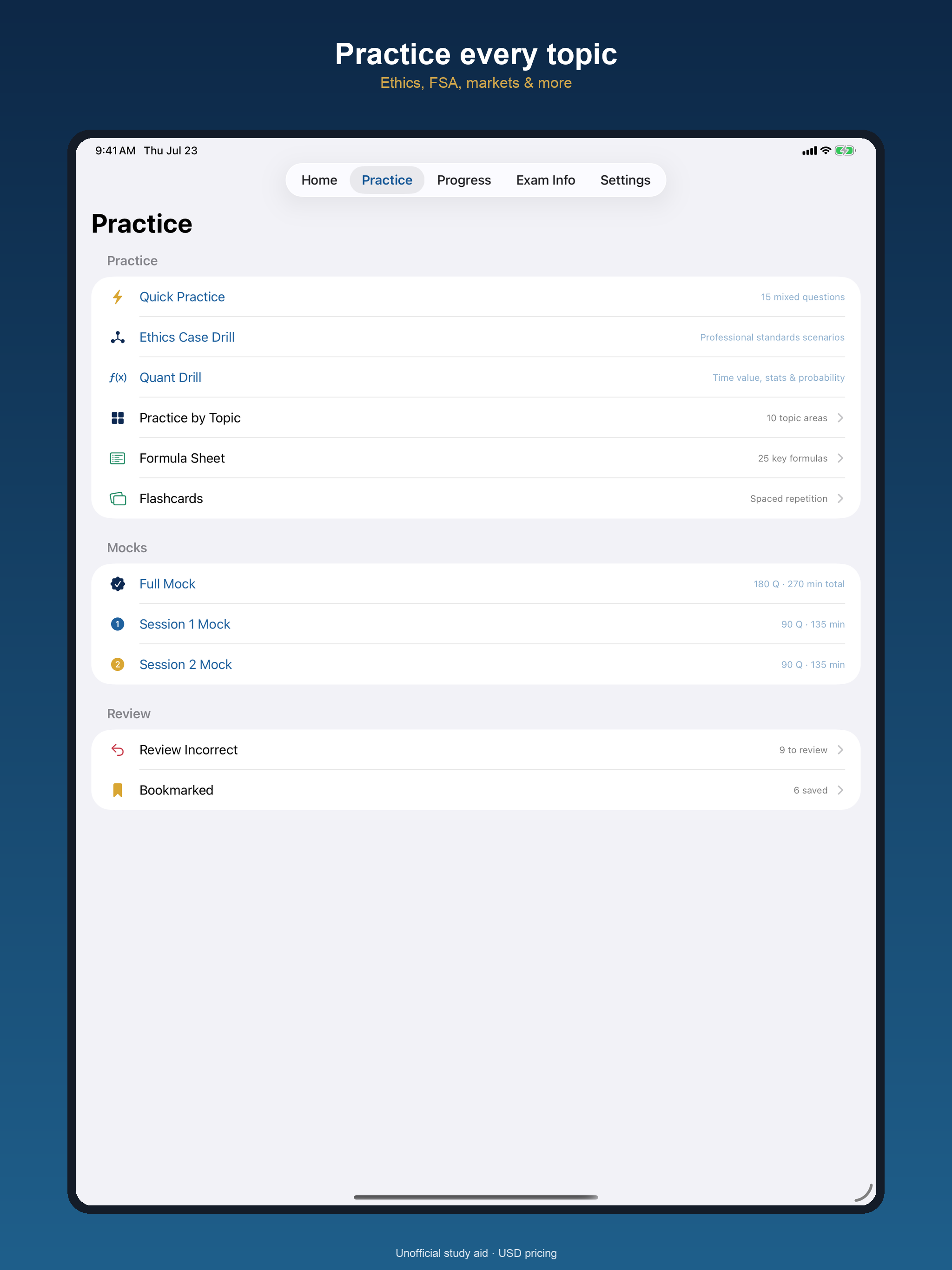 CFA Level 1 Prep screenshot 8