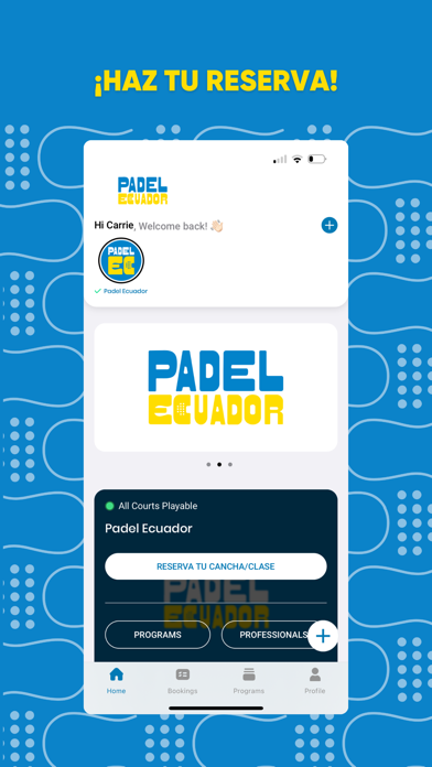 Padel Ecuador Screenshot