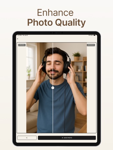 AI Photo Enhancer - FixIt iPad screenshot