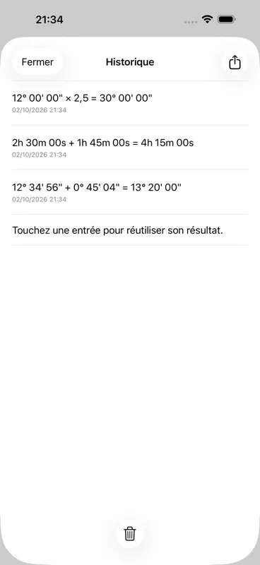 Sessagesimale – Calculatrice screenshot 4 of 5