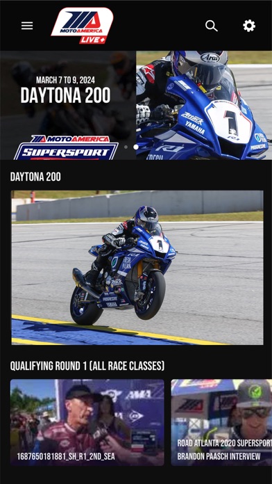 MotoAmerica Live+ Screenshot 1 of 4