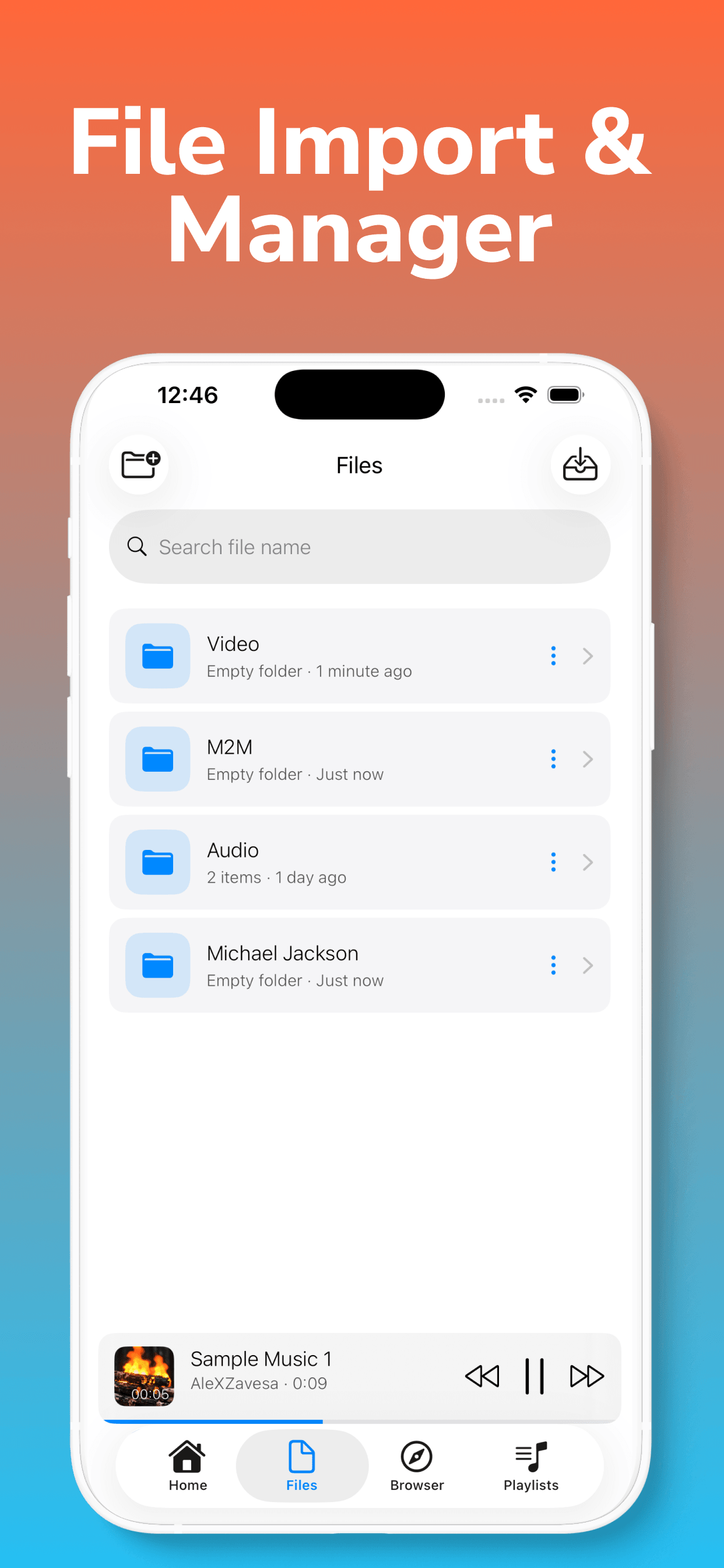 Offline Player - Media Browser
