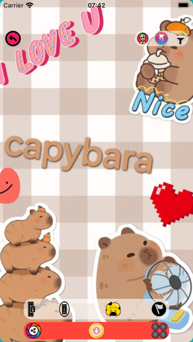 Capybara & Panda Cute Pictures Screenshot