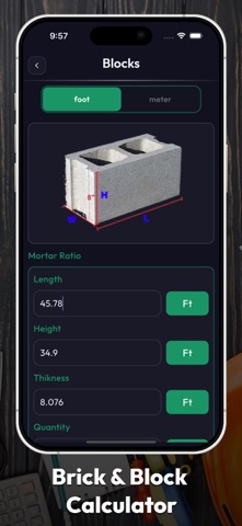 Construction Calculator 2025 screenshot