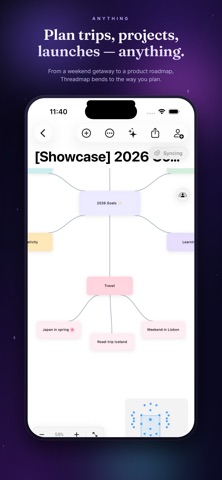 Threadmap: Mind Maps & Collab iPhone screenshot