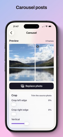 PicWiz iPhone screenshot