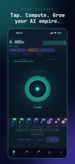 Click Empire: Build Your AI screenshot 1