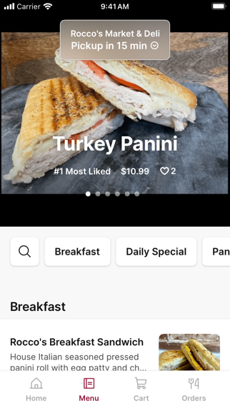 Rocco's Market & Deli iPhone screenshot 2 - Food & Drink app