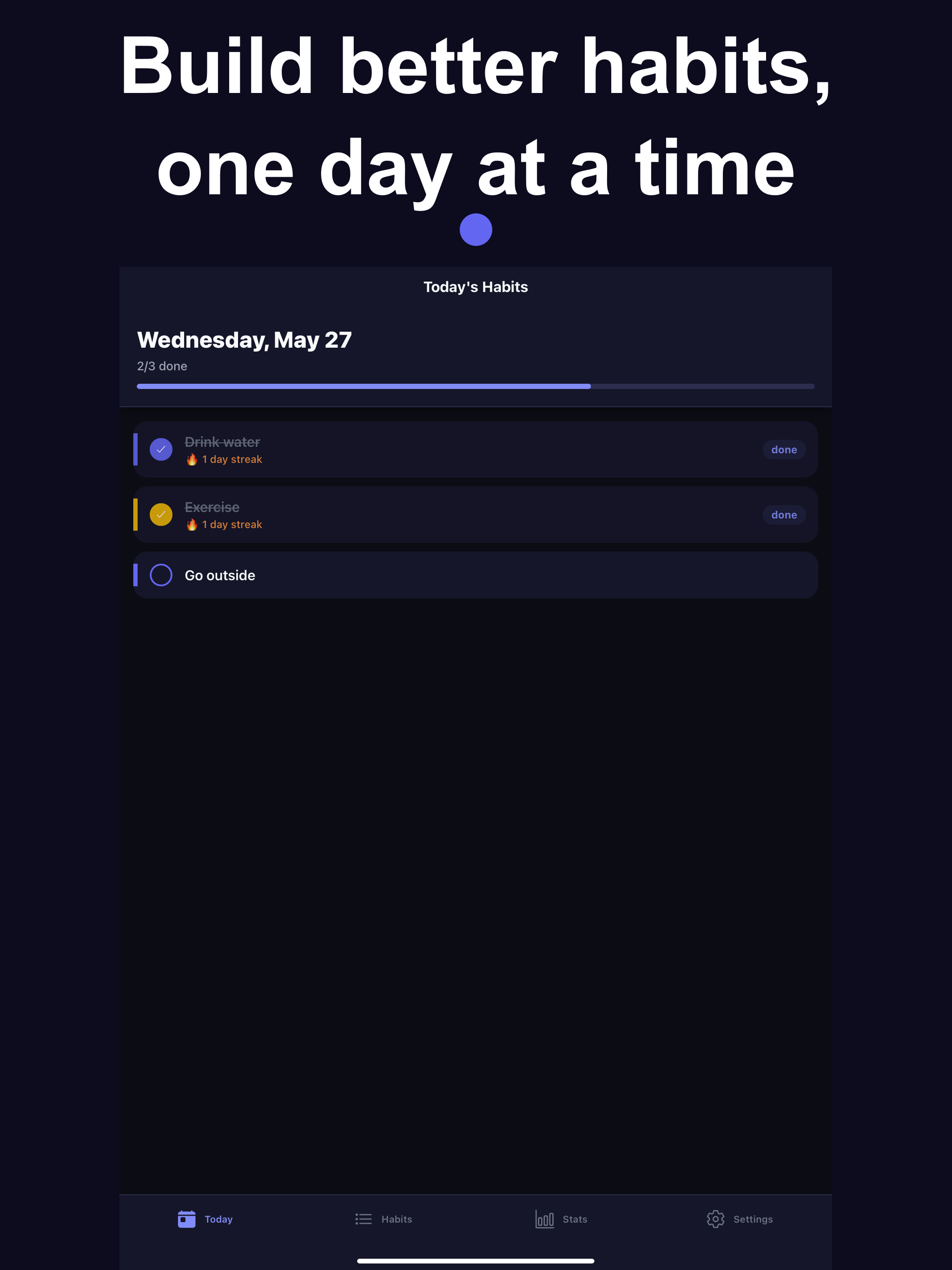 Habit Tracker Stay Consistent