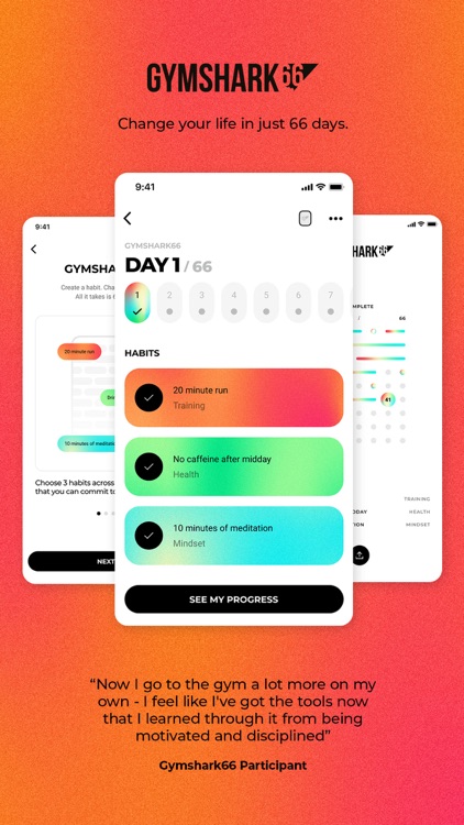 Gymshark Training and Fitness screenshot-0