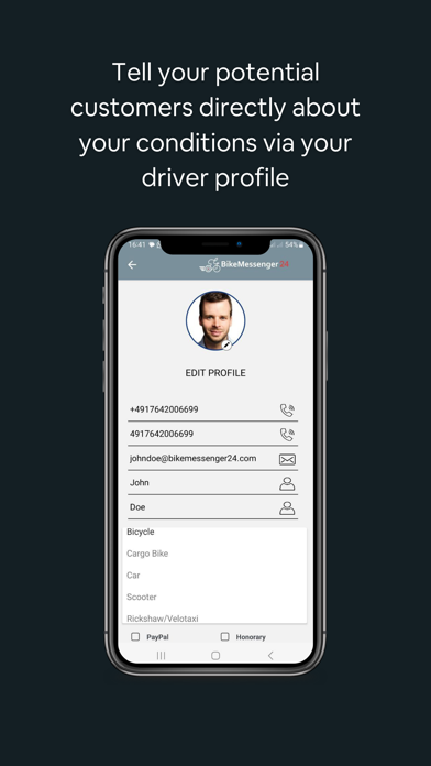 BikeMessenger24 Screenshot