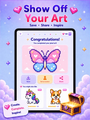 Pixel: Color by Number iPad screenshot
