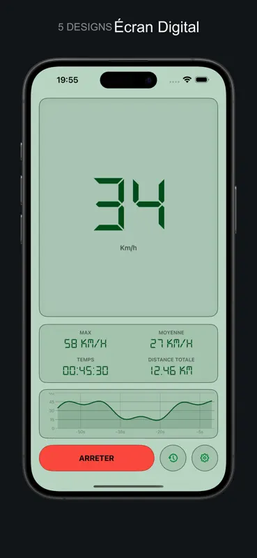 Compteur Vitesse GPS Vélo screenshot 1 of 10