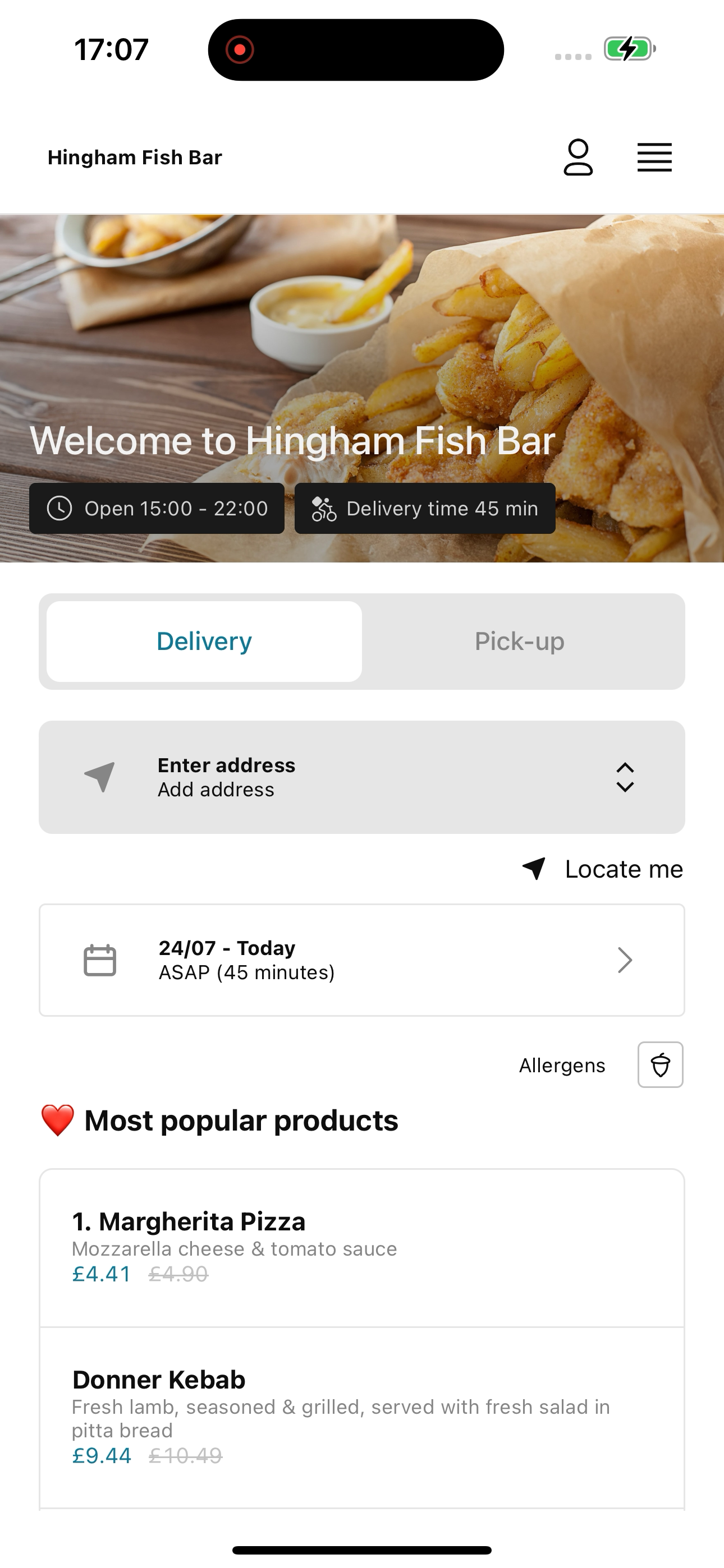 Hingham Fish Bar & Kebab House screenshot 5