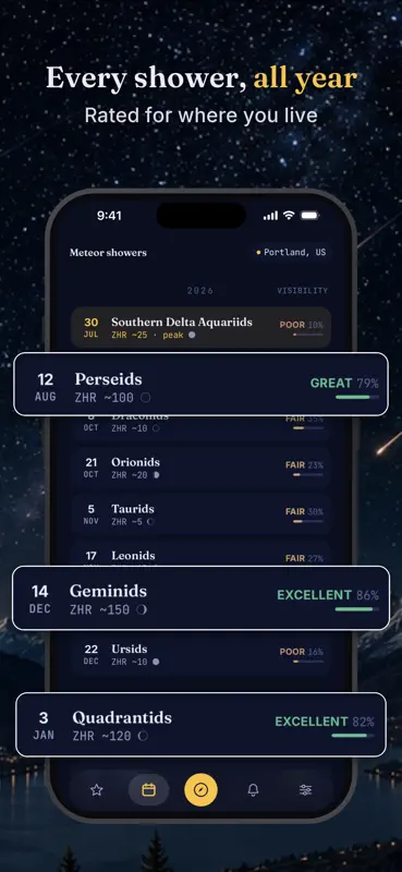 Meteor Shower: Alerts screenshot 4 of 7