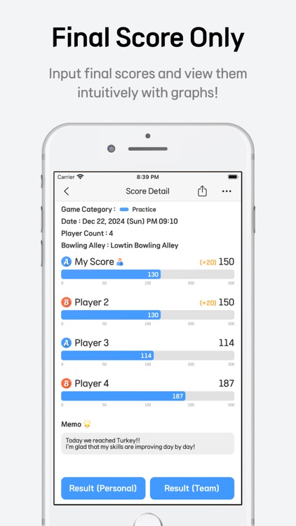 BowlingScore - Easy Record screenshot-4