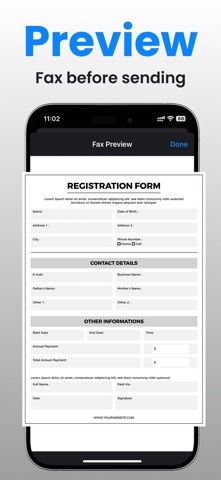 Fax App - Fax from iPhone iPhone screenshot