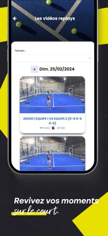 SALINDRES TENNIS PADEL iPhone screenshot