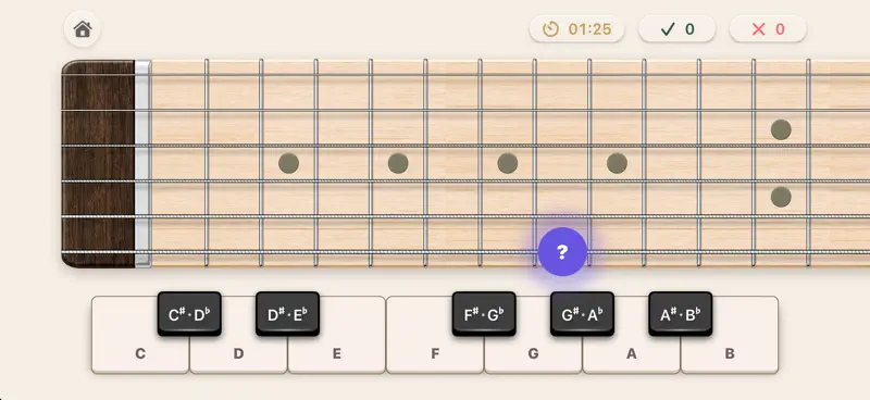 GuitarNotes - Griffbrett screenshot 2 of 6