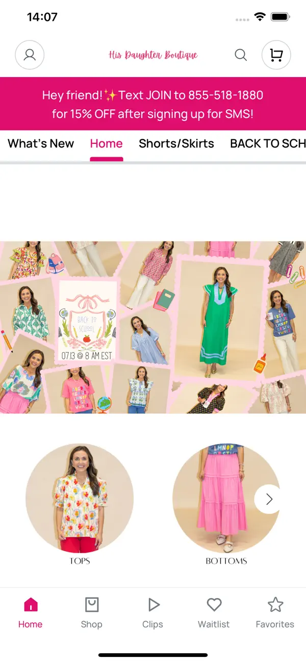 Screenshot #1 pour His Daughter Boutique
